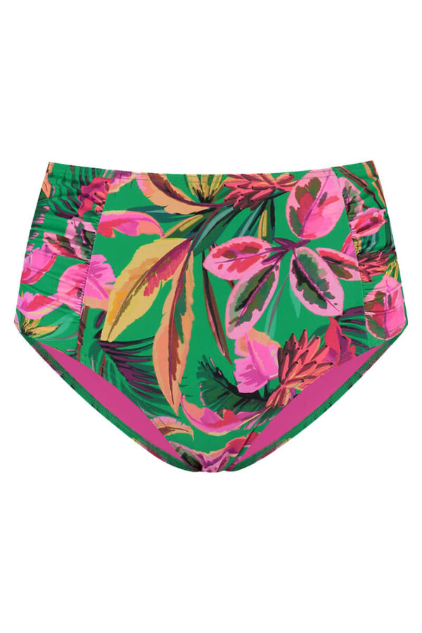 cyell high waist bikinislip floral forest cutout