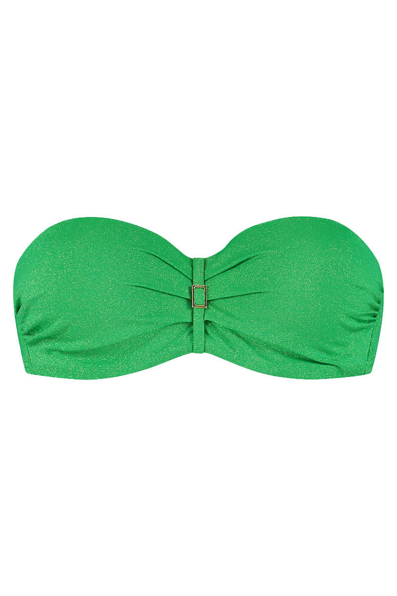 cyell voorgevormde bandeau bikini top sparkling strapless cutout