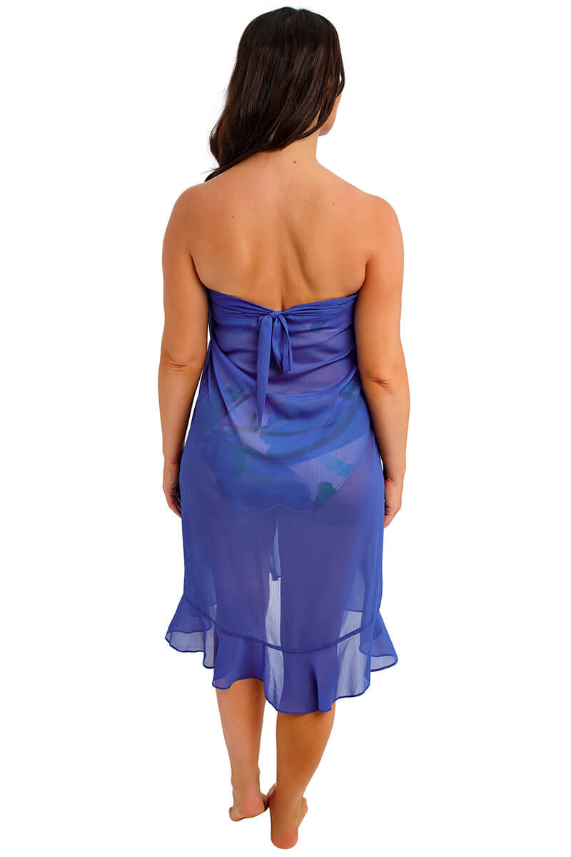 fantasie nauru sarong sapphire back dress