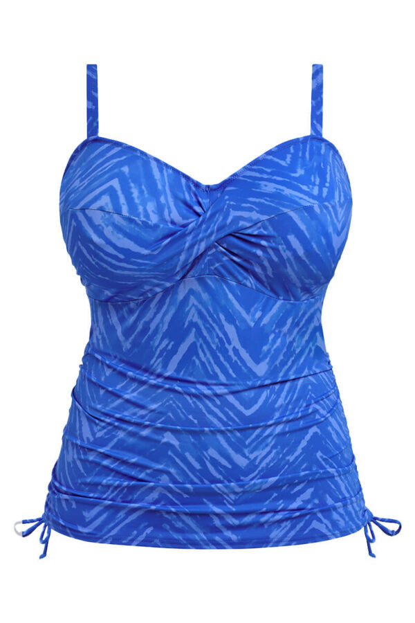 fantasie punta mita tankini top sapphire cutout