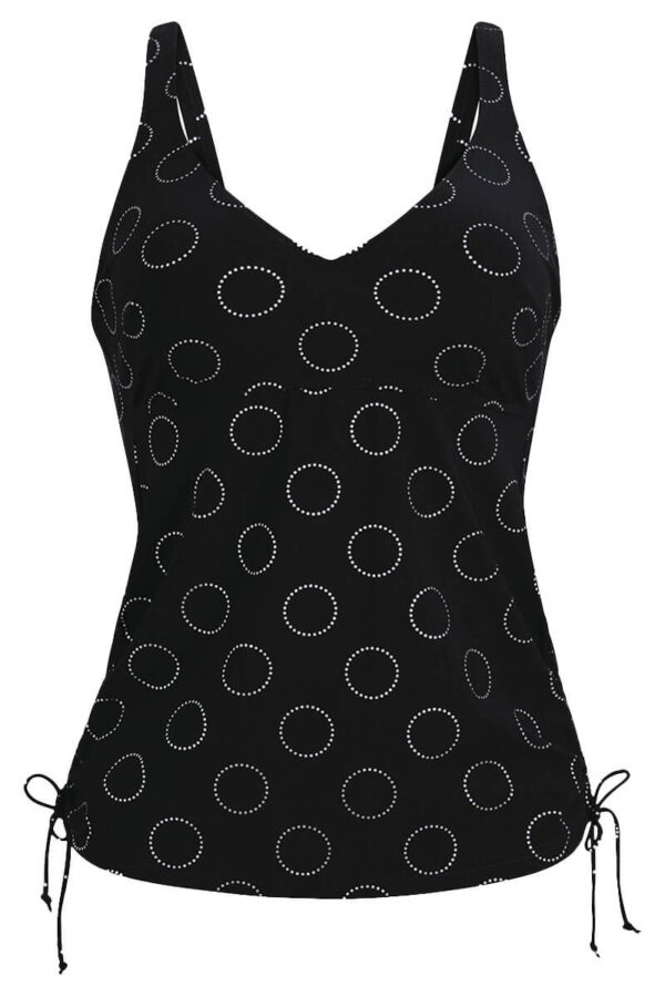 rosa faia tankinitop malaika silver pearls cutout