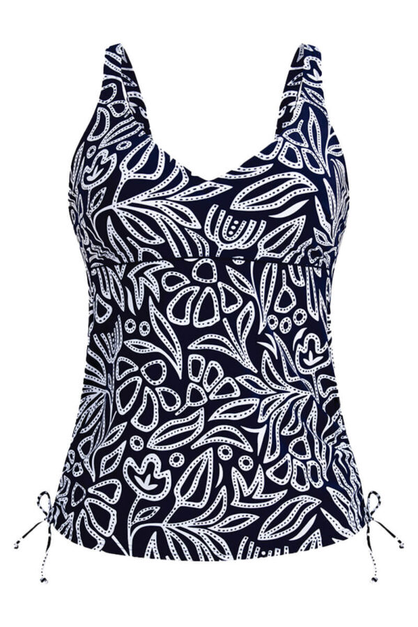 anita malaika tankinitop flower dots cutout