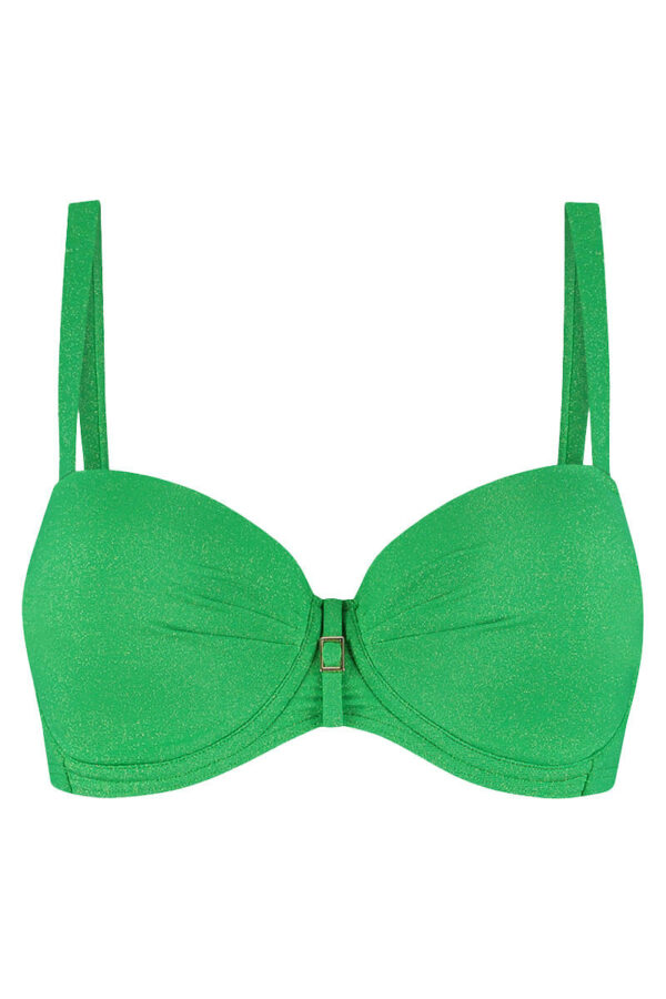 cyell voorgevormde hele cup bikini top sparkling cutout