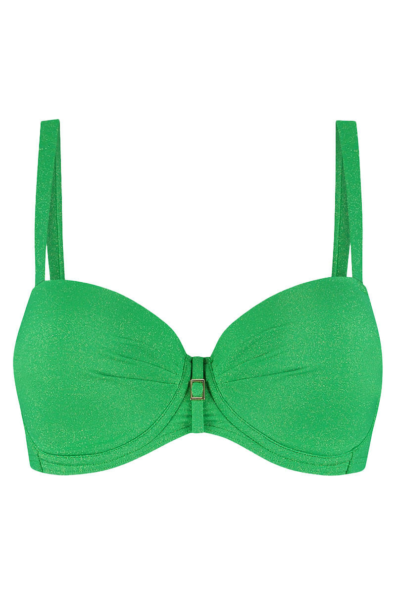 cyell voorgevormde hele cup bikini top sparkling cutout