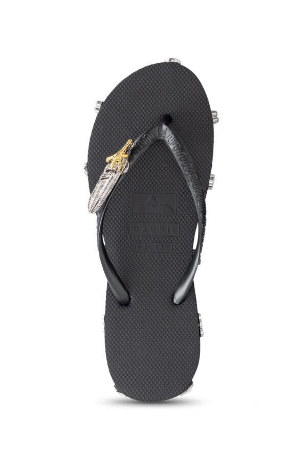 slippers uzurii rock star black cutout