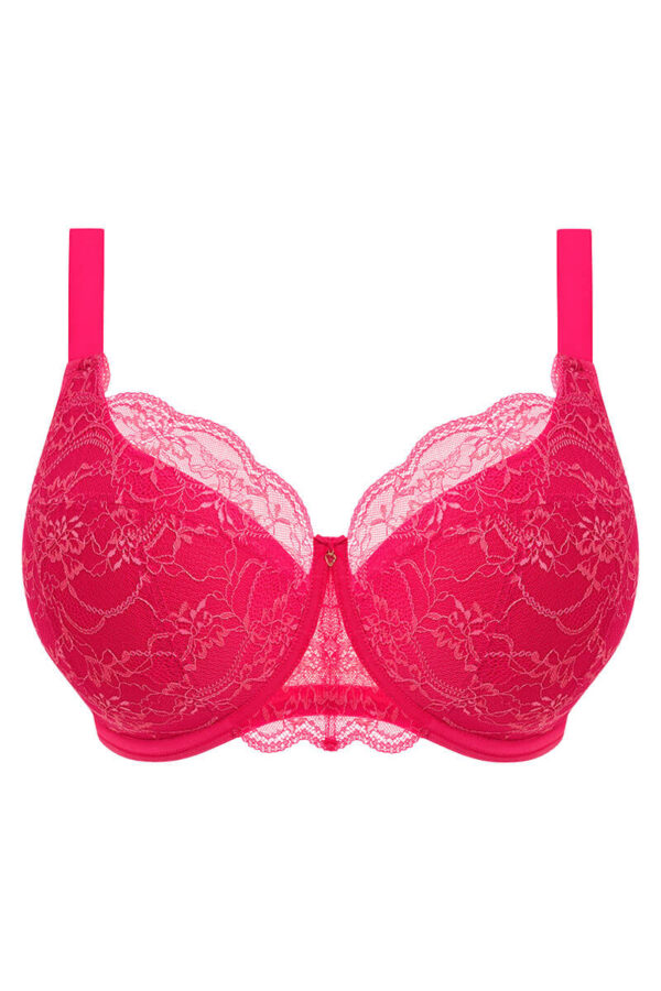 elomi darcie padded halve cup bh azalea cutout
