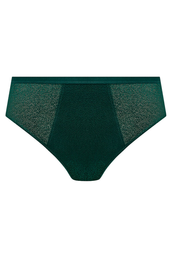 fantasie demure hoge taille slip forest green cutout