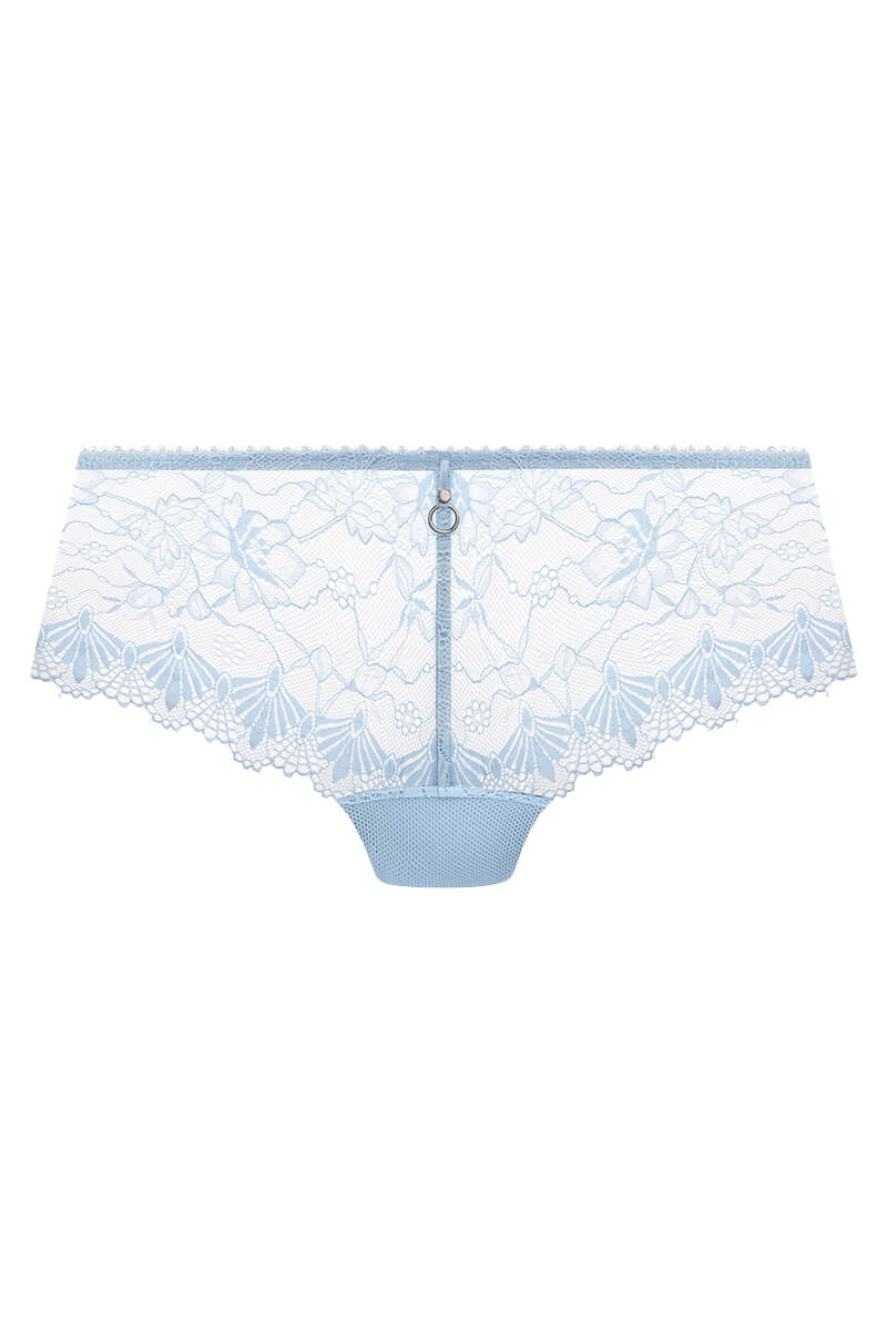 freya fascinate short powder blue cutout