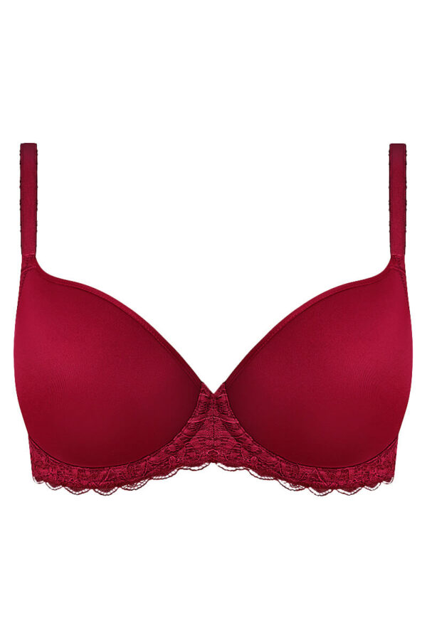 wacoal voorgevormde bh raffine carmine cutout
