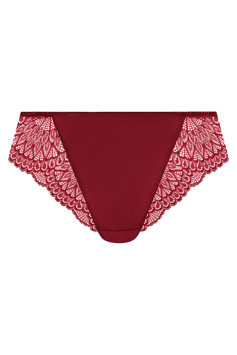 elomi tiernie string tibetan red cutout